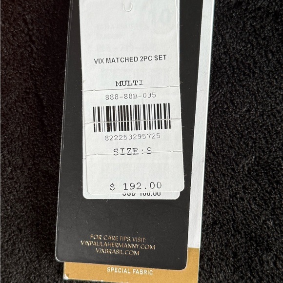 Orange Ribbed Bikini Top - Picture 7 of 7